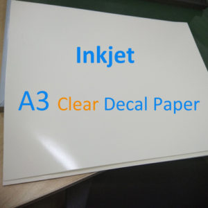 A3 inkjet clear decal paper