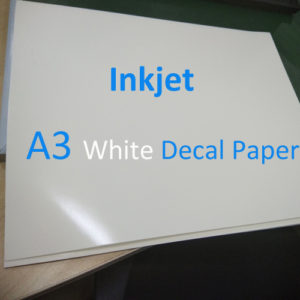 A3 inkjet white decal paper