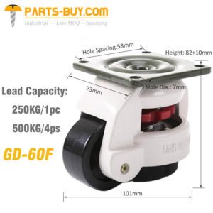 GD 60F machine leveling casters